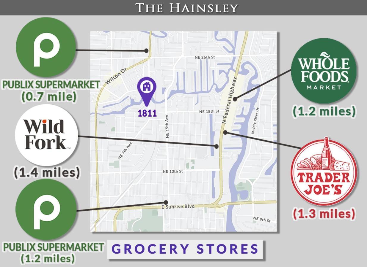 Hainsley Apartments - Walk To Wilton Drive Fort Lauderdale Buitenkant foto